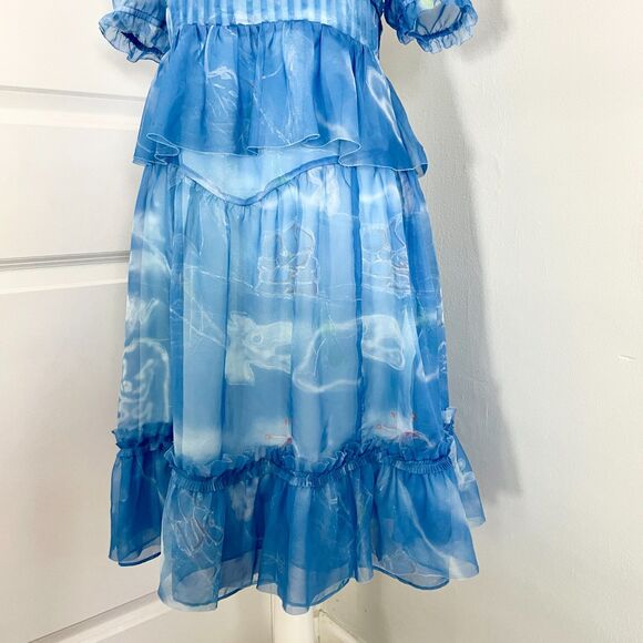 NEW Orig. $425 Rare Marc Jacobs Heaven Cloud Love Mini Dress in Blue Sz M NWT - Picture 5 of 10